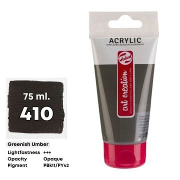 Art Creation Akrilik Boya 75ml 410 Greenish Umber