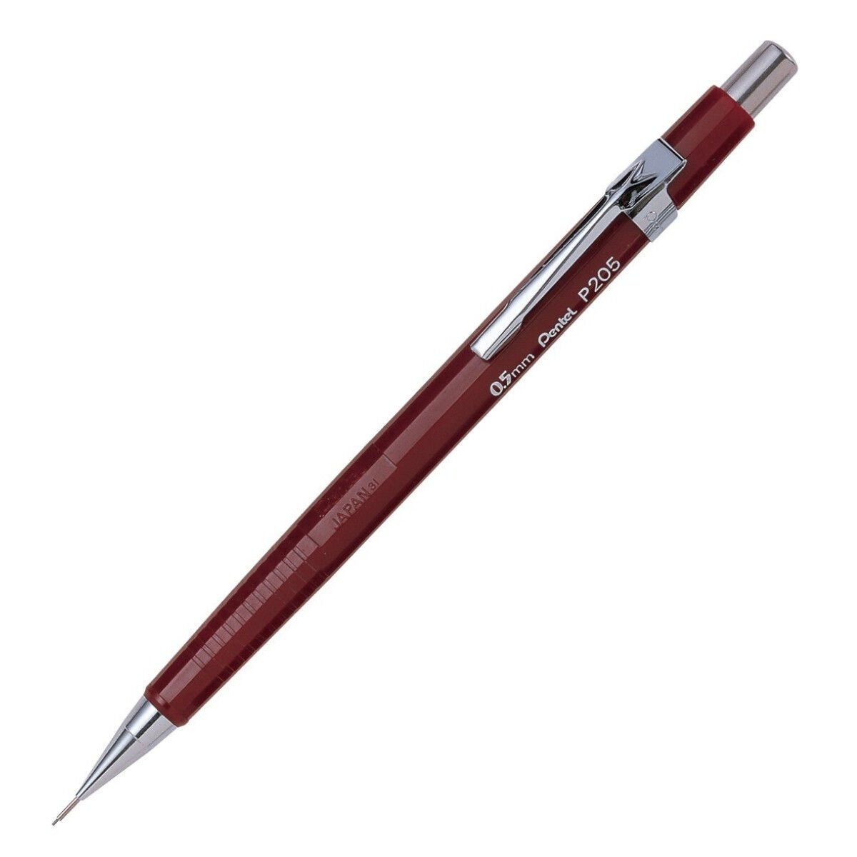 Pentel Versatil Uçlu Kalem P205 0.5mm Kırmızı