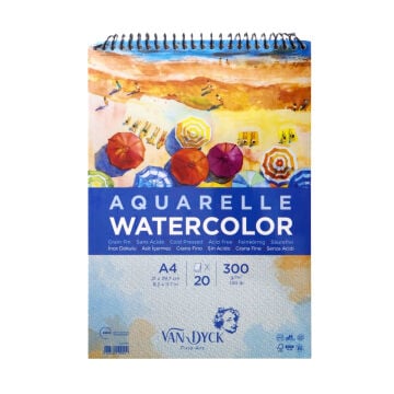 Van Dyck Aquarelle Sulu Boya Defteri A4 300gr 20yp