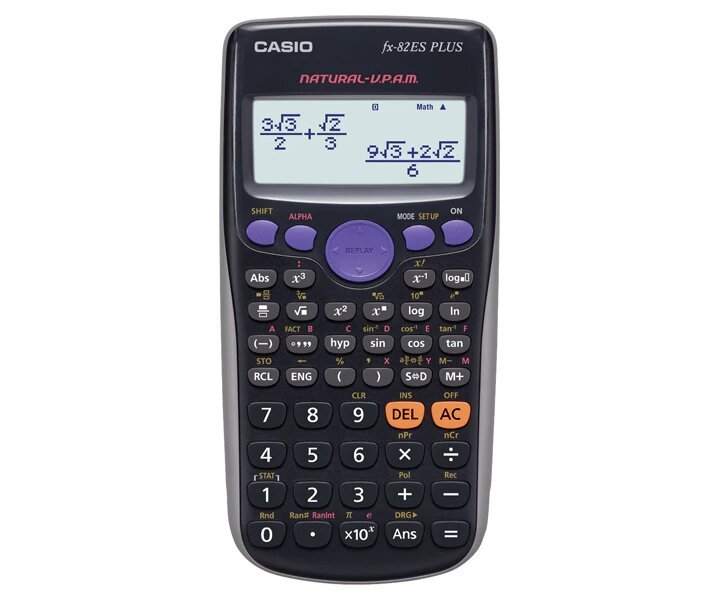 Casio FX 82ES PLUS BK Bilimsel Fonksiyonlu Hesap Makinesi