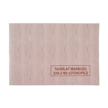 Dilman Tahsilat Makbuzu Otokopili 2/50 2 Nüsha