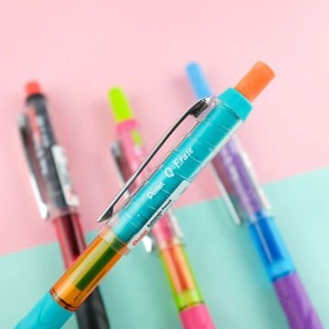 Pentel Versatil Uçlu Kalem Q-Erease QE427 0.7mm Mor
