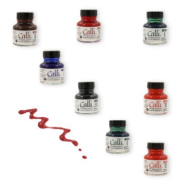 Daler Rowney Calli Kaligrafi Mürekkebi 012 29,5ml Brown