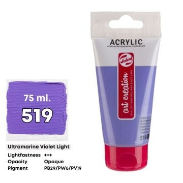 Art Creation Akrilik Boya 75ml 519 Ultramarine Violet Light