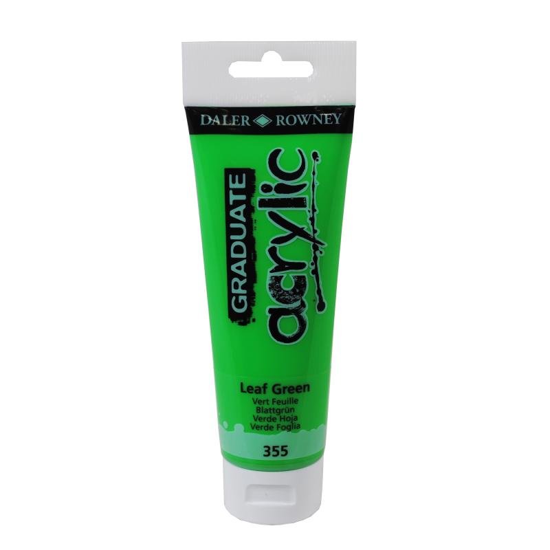 Daler Rowney Graduate Akrilik Boya 120ml 355 Leaf Green