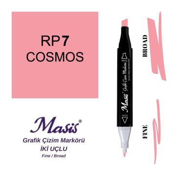 Masis Twin Çift Uçlu Marker Kalemi 7 Cosmos
