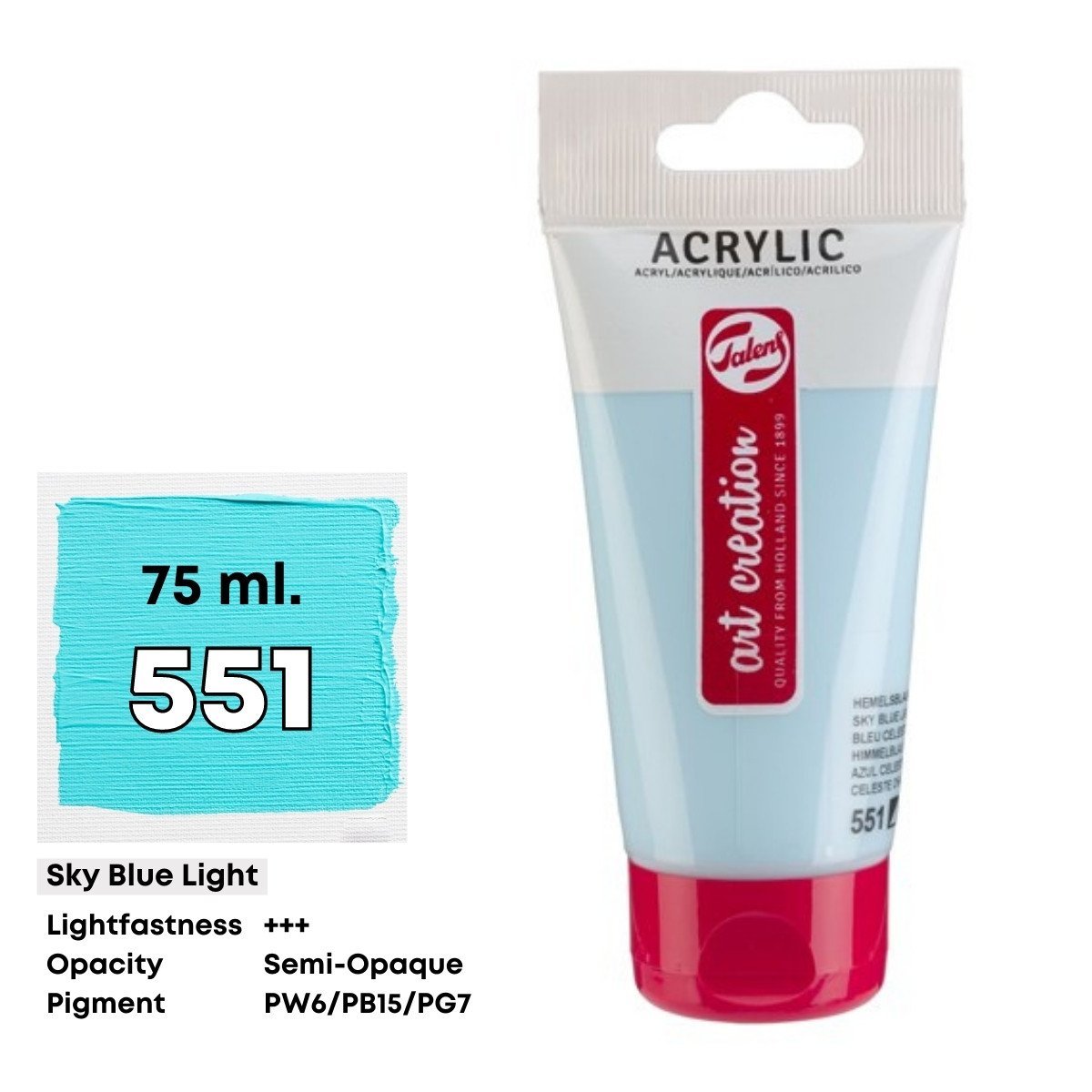 Art Creation Akrilik Boya 75ml 551 Sky Blue Light