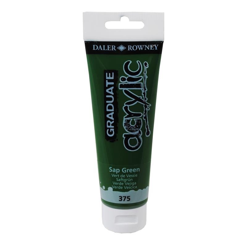 Daler Rowney Graduate Akrilik Boya 120ml 375 Sap Green
