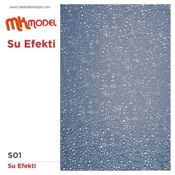 MK Model Maket Su Efekti Folyosu A4 Şeffaf S01