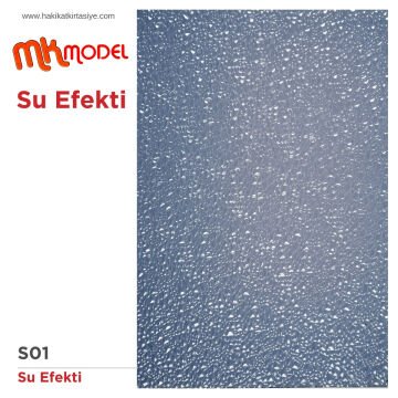 MK Model Maket Su Efekti Folyosu A4 Şeffaf S01