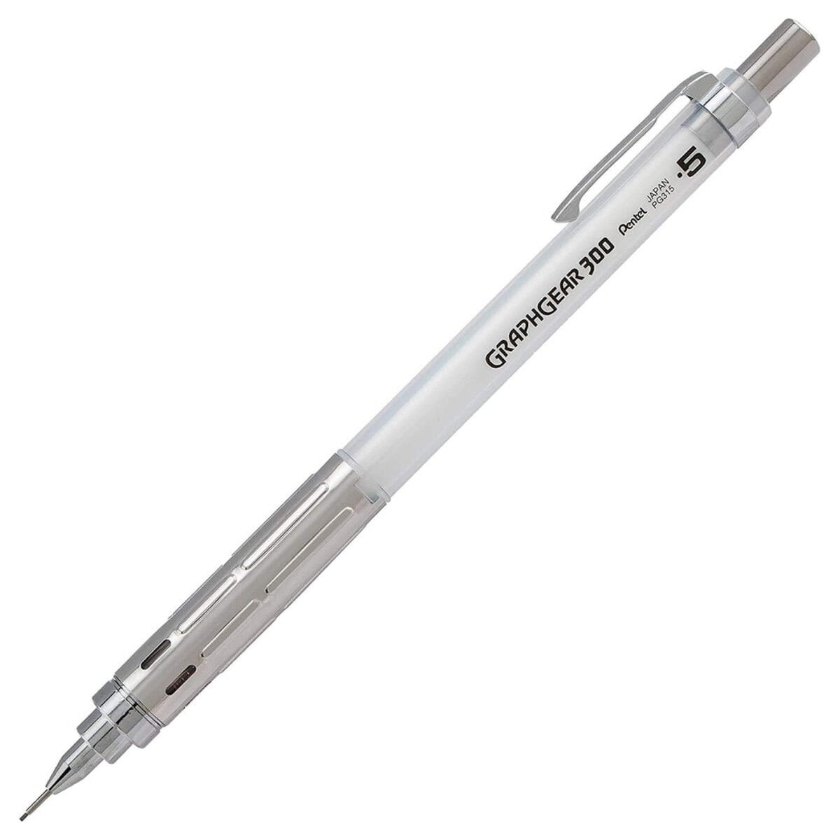 Pentel Versatil Uçlu Kalem Graphgear 300 PG300 0.5mm Beyaz