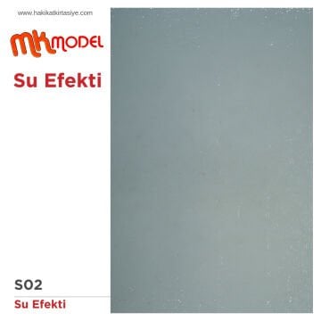 MK Model Maket Su Efekti Folyosu A4 Şeffaf S02