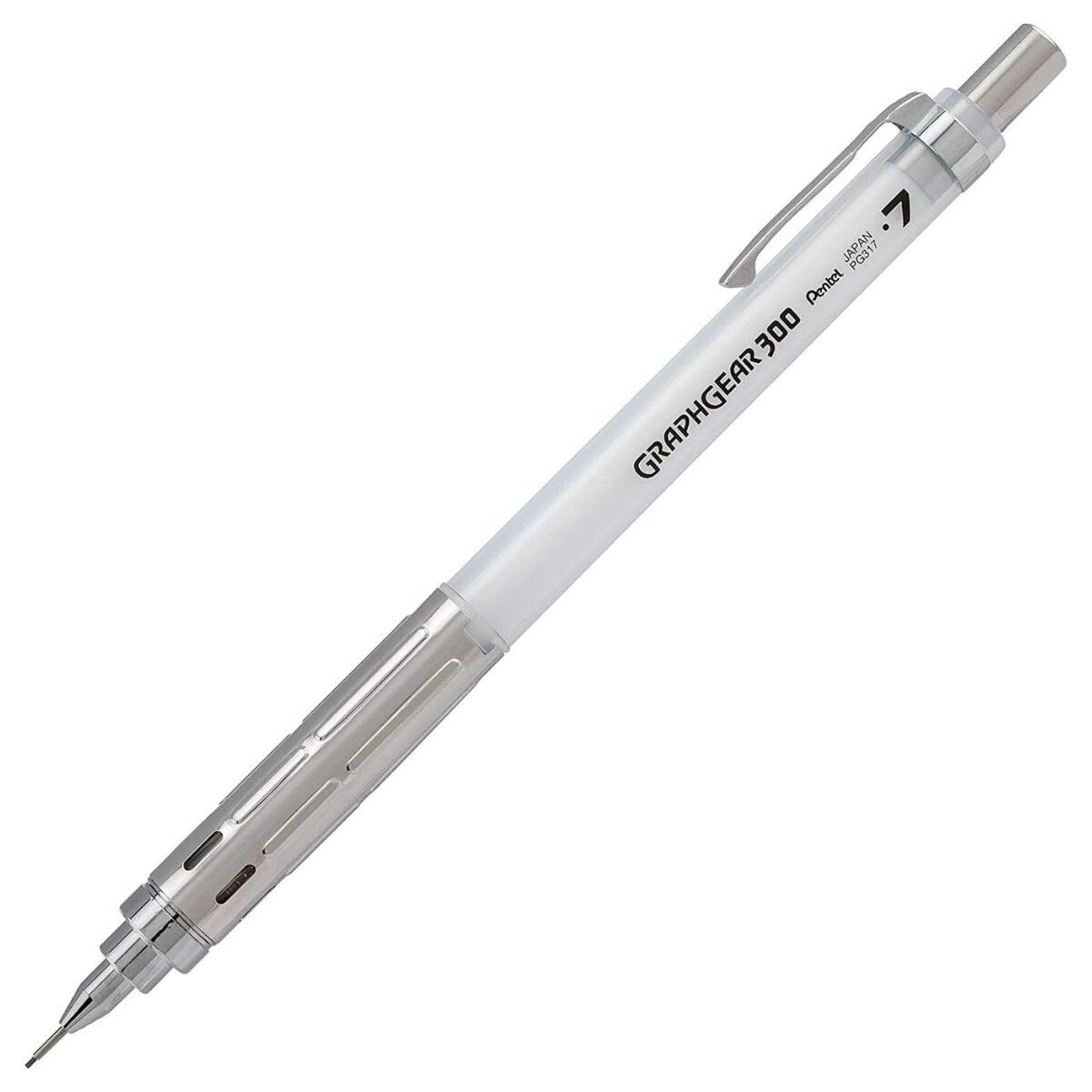 Pentel Versatil Uçlu Kalem Graphgear 300 PG317 0.7mm Beyaz