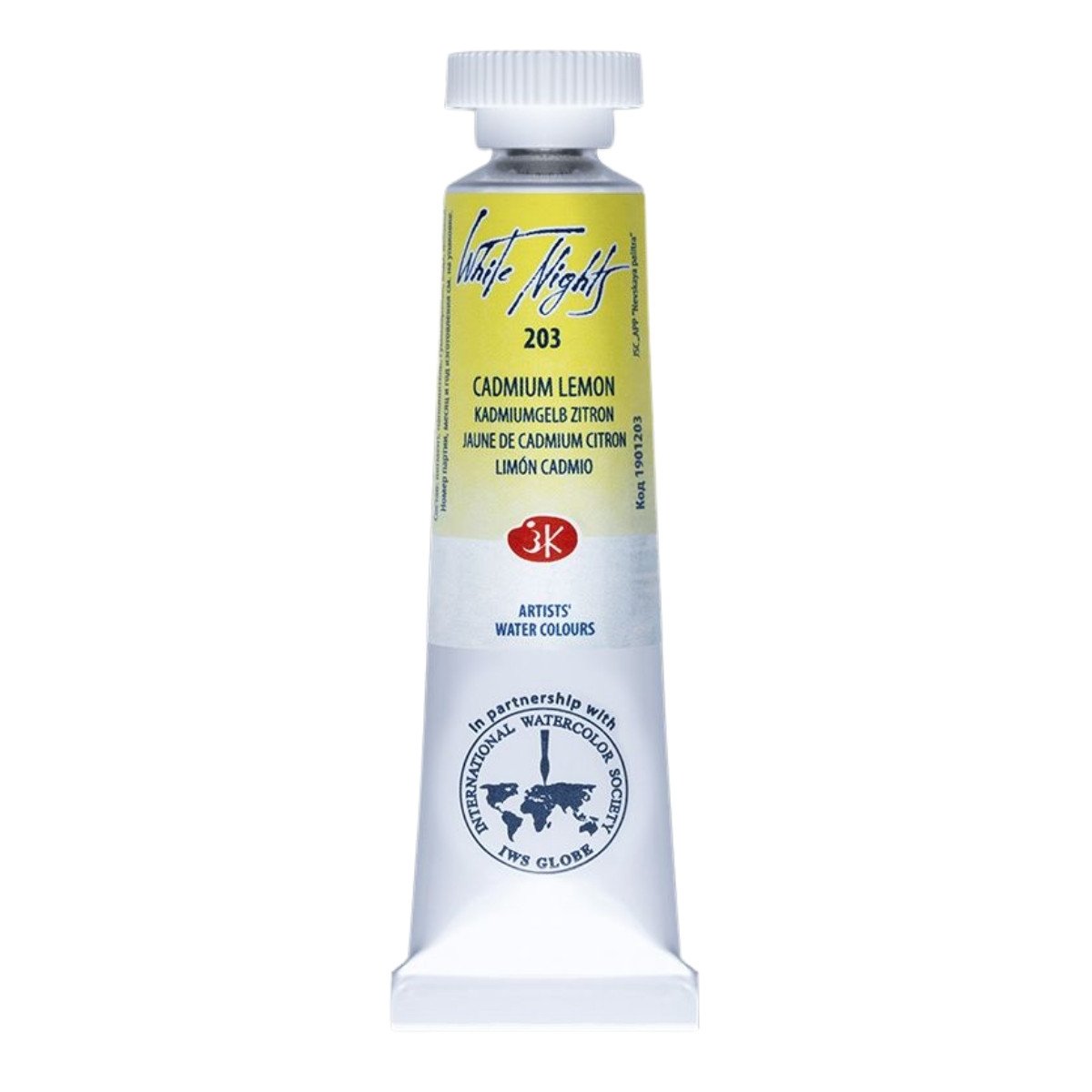 White Nights Watercolor Tüp Sulu Boya 10ml 203 Cadmium Yellow