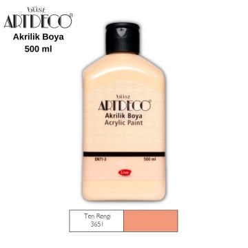 Artdeco Akrilik Boya 500ml 3651 Ten Rengi