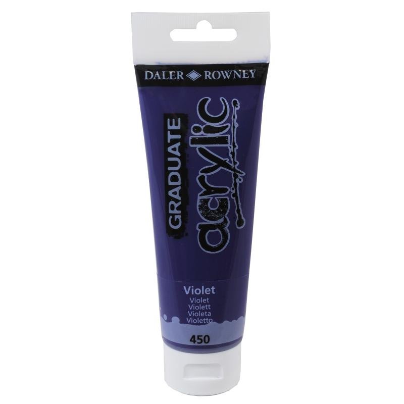 Daler Rowney Graduate Akrilik Boya 120ml 450 Violet