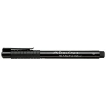 Faber Castell Pitt Artist Pen Fineliner Çizim Kalemi Siyah S