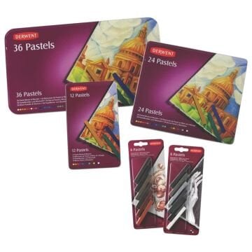 Derwent Kare Pastel 36 Renk Set