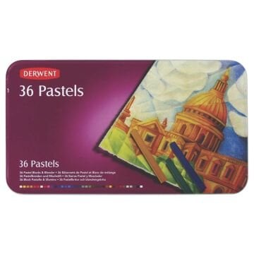Derwent Kare Pastel 36 Renk Set