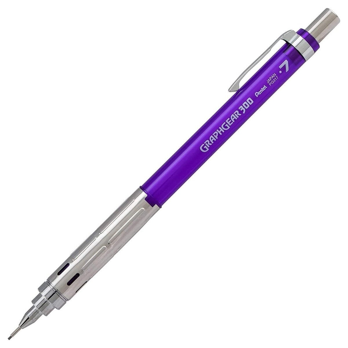 Pentel Versatil Uçlu Kalem Graphgear 300 PG300 0.7mm Mor
