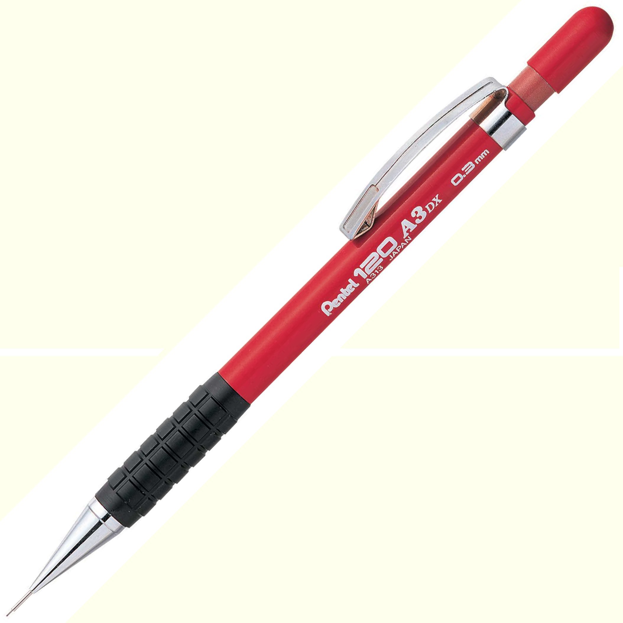 Pentel Versatil Uçlu Kalem 120 A3 0.3mm Kirmizi