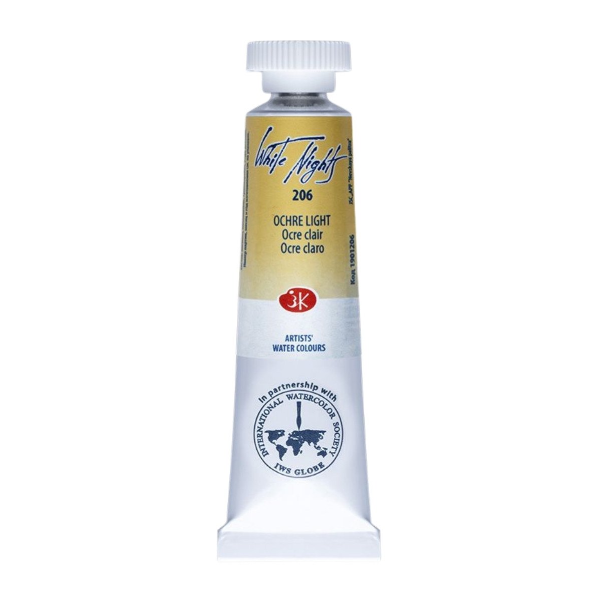 White Nights Watercolor Tüp Sulu Boya 10ml 206 Ochre Light