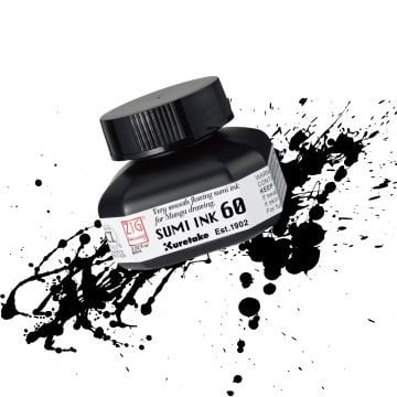 Zig Mangaka Sumi Mürekkep 60ml Siyah