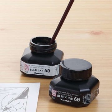 Zig Mangaka Sumi Mürekkep 60ml Siyah