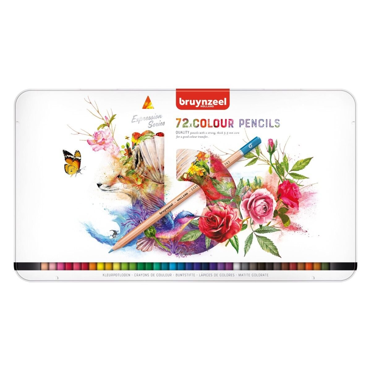 Bruynzeel Expression Colour Kuru Boya Kalem Seti 72li