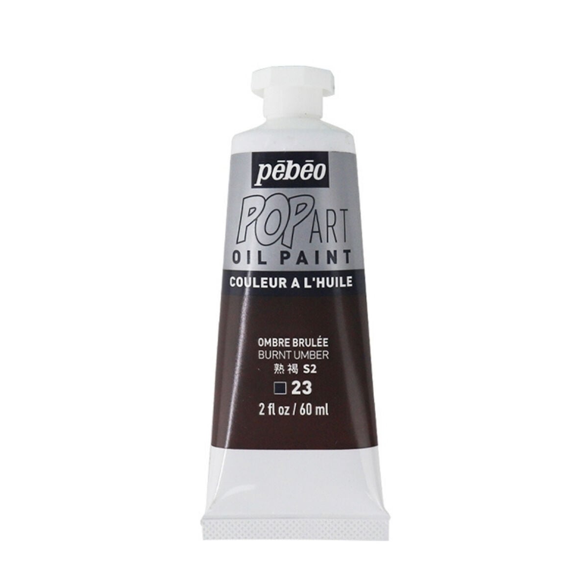 Pebeo Pop Art Yağlı Boya 60ml 23 Burnt Umber