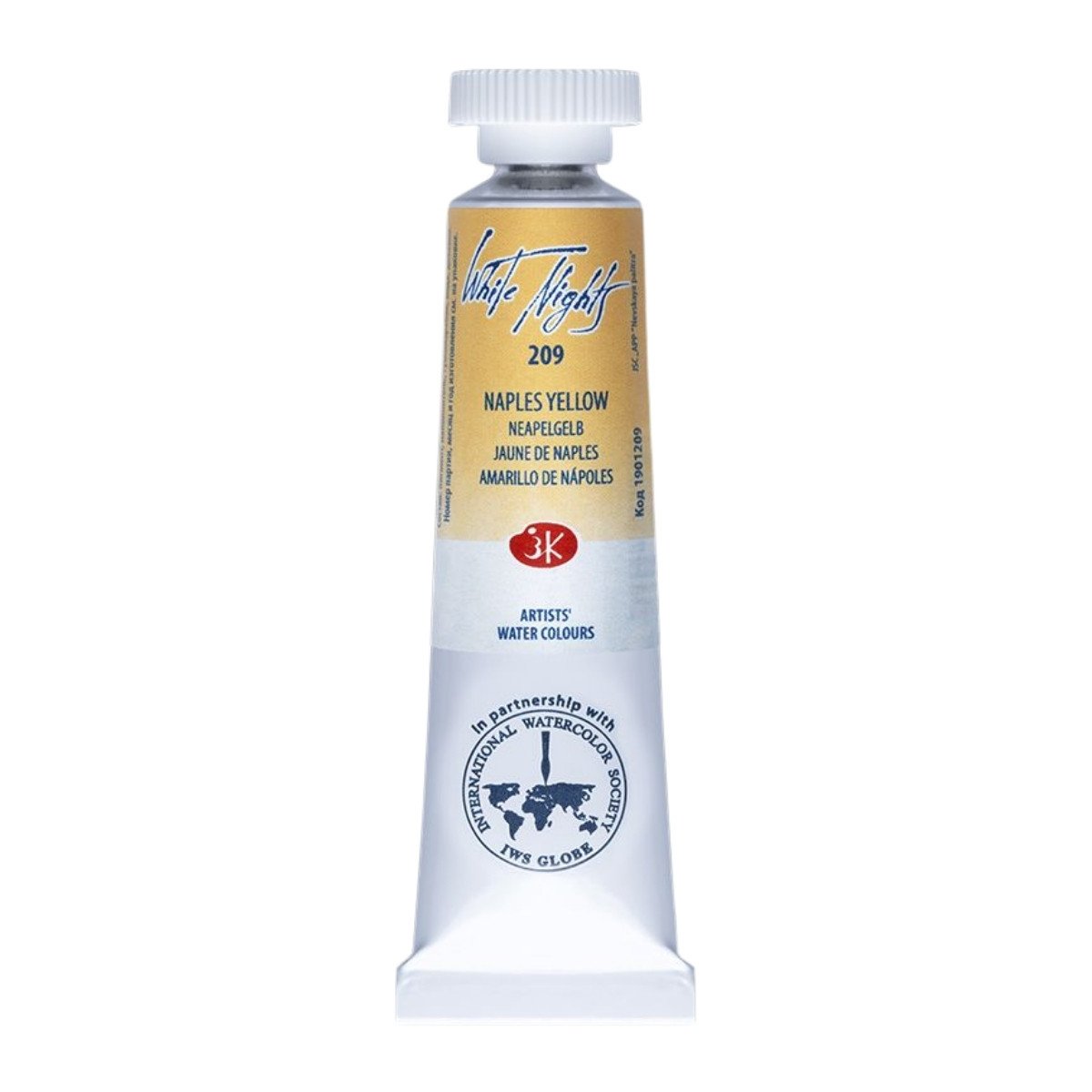 White Nights Watercolor Tüp Sulu Boya 10ml 209 Naples Yellow