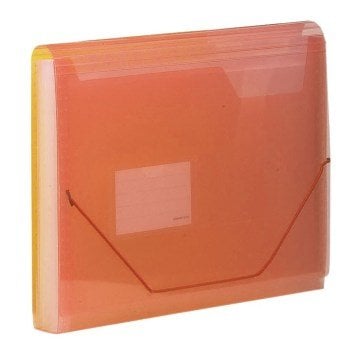 Kraf Körüklü Dosya 13 Cep F4302 Lastikli Turuncu