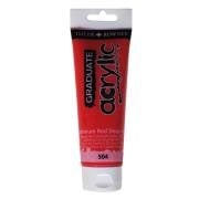 Daler Rowney Graduate Akrilik Boya 120ml 504 Cadmium Red Deep Hue