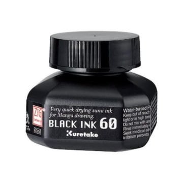 Zig Mangaka Mürekkep 60ml Siyah