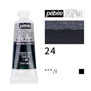 Pebeo Pop Art Yağlı Boya 60ml 24 Mars Black
