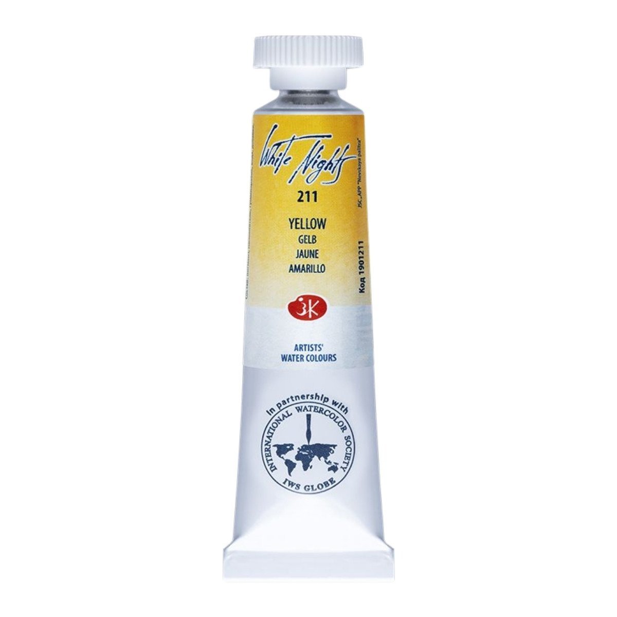 White Nights Watercolor Tüp Sulu Boya 10ml 211 Yellow
