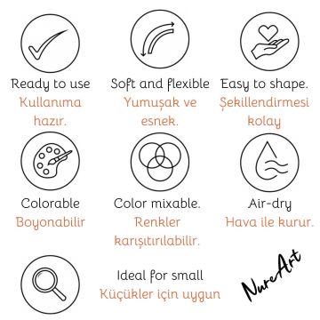 Smarta Kids Modelleme Hamuru 70gr Beyaz