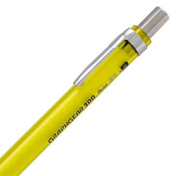 Pentel Versatil Uçlu Kalem Graphgear 300 PG319 0.9mm Sarı