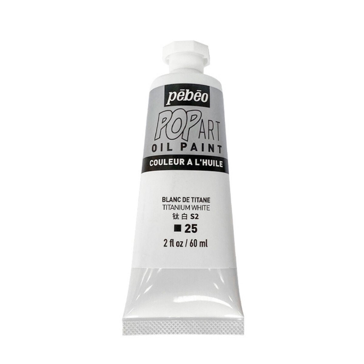Pebeo Pop Art Yağlı Boya 60ml 25 Titanium White