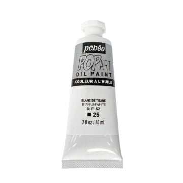 Pebeo Pop Art Yağlı Boya 60ml 25 Titanium White