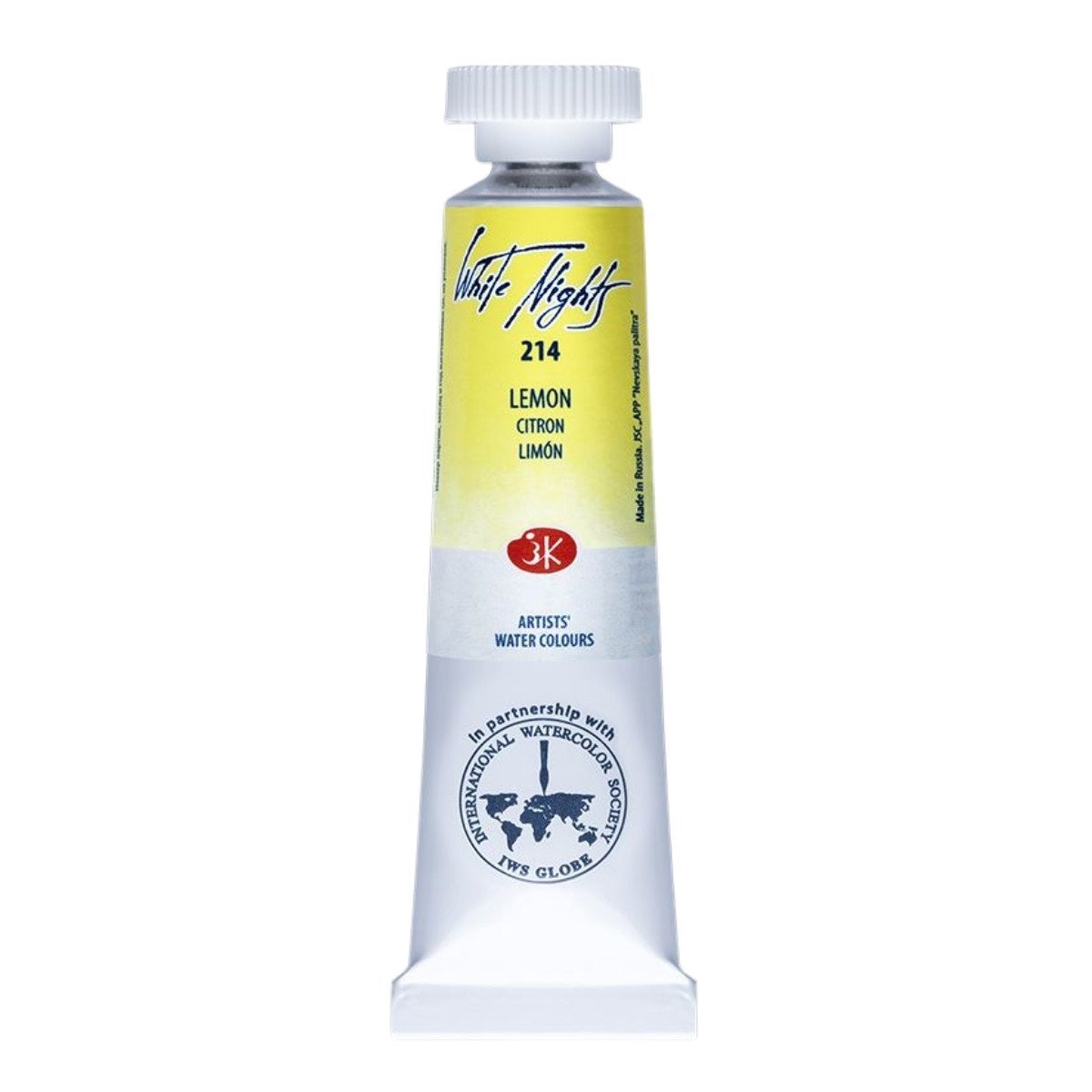 White Nights Watercolor Tüp Sulu Boya 10ml 214 Lemon