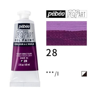 Pebeo Pop Art Yağlı Boya 60ml 28 Cobalt Violet Light
