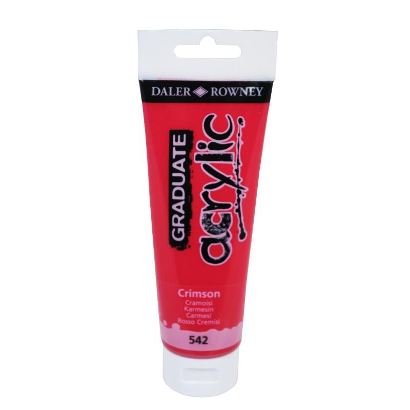 Daler Rowney Graduate Akrilik Boya 120ml 542 Crimson