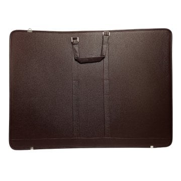 Art Elegant Deri Teknik Proje Çantası 55x75cm Koyu Kahverengi