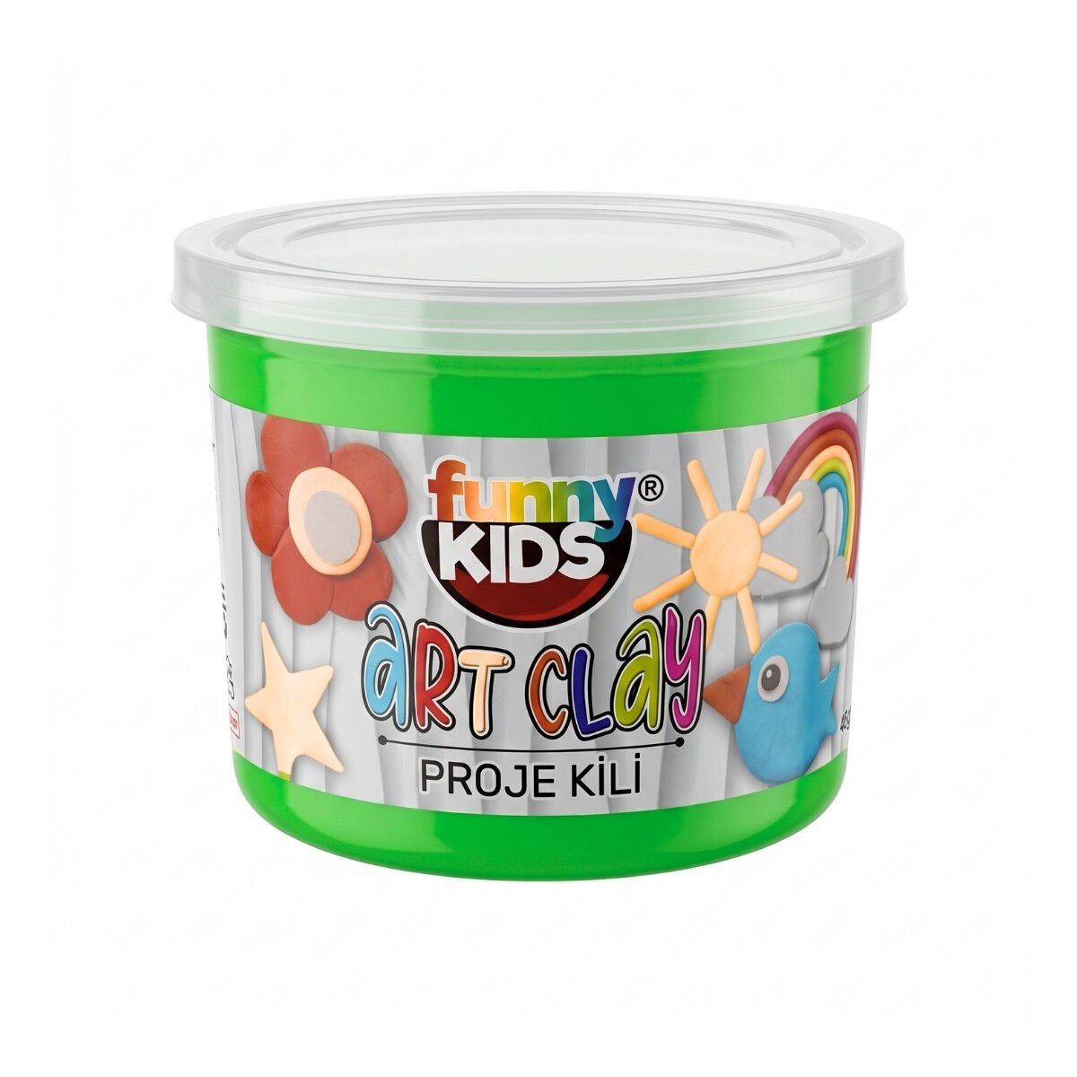 Funny Kids Art Clay Proje Kili 40cc 562 Yeşil