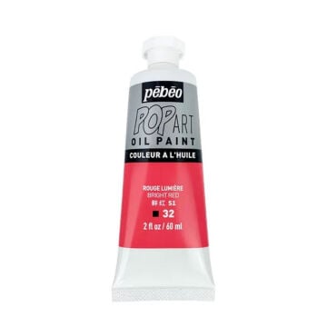 Pebeo Pop Art Yağlı Boya 60ml 32 Bright Red