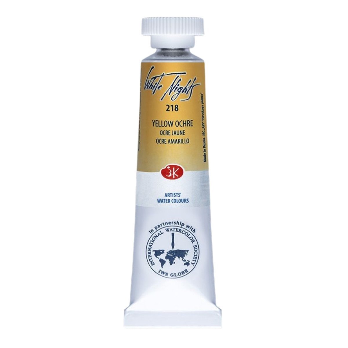 White Nights Watercolor Tüp Sulu Boya 10ml 218 Yellow Ochre
