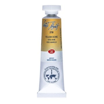 White Nights Watercolor Tüp Sulu Boya 10ml 218 Yellow Ochre