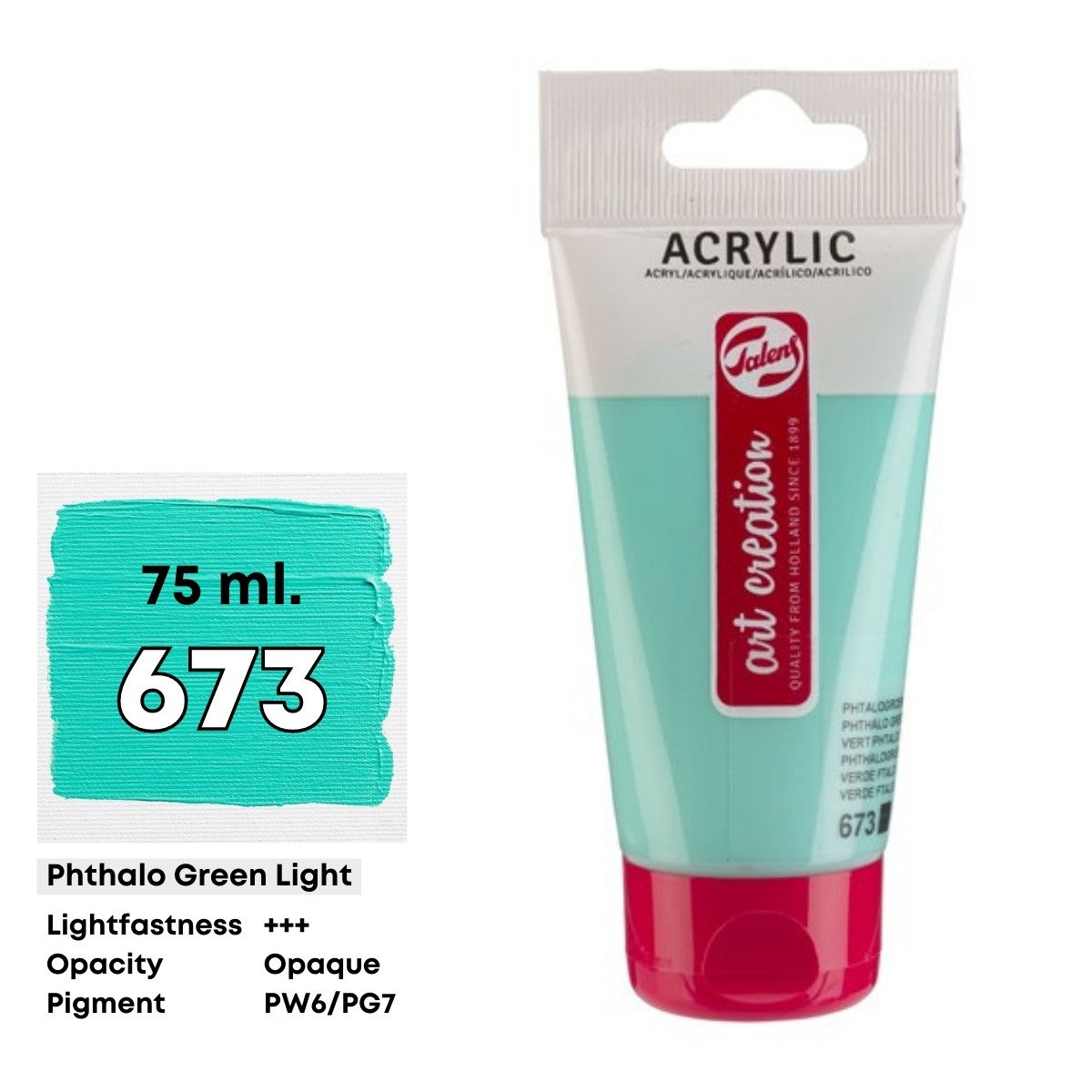 Art Creation Akrilik Boya 75ml 673 Phthalo Green Light