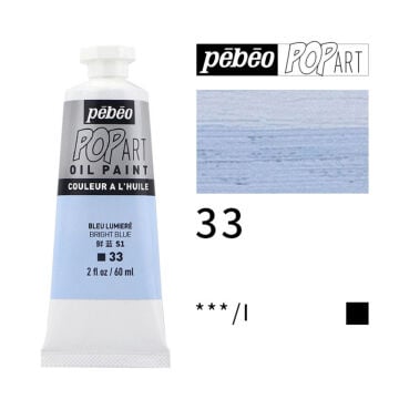 Pebeo Pop Art Yağlı Boya 60ml 33 Bright Blue